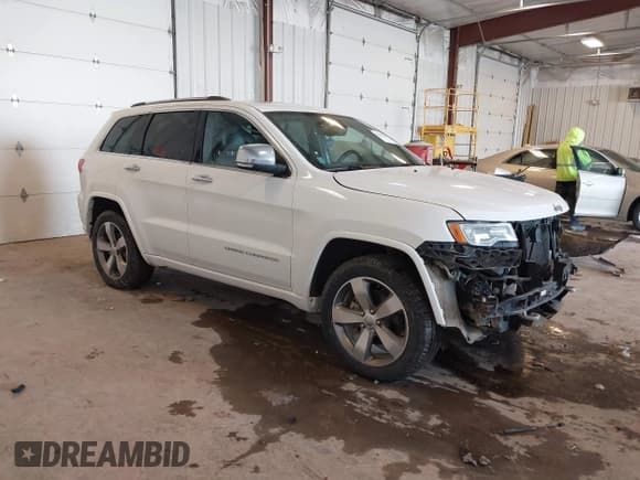 ✅ 2015 Jeep Grand Cherokee Overland • VIN: 1C4RJFCG6FC956820 • Lot: 41644453. Listed on IAAI with 149,339 mi. Free auction sales archive from the USA and detailed vehicle history report at DreamBid. Image 1.