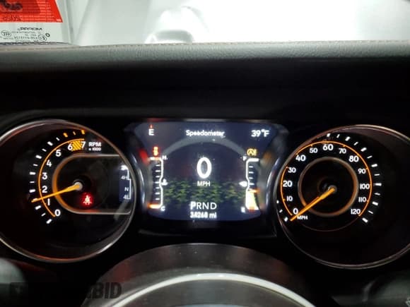 ✅ 2021 Jeep Wrangler Unlimited Sahara Altitude • VIN: 1C4HJXEN1MW692690 • Лот: 84927014. Опубликован ранее на Copart с пробегом 34 268 миль. Бесплатный доступ к архиву аукционных продаж из США и подробный отчёт об истории автомобиля на DreamBid. Изображение 9.