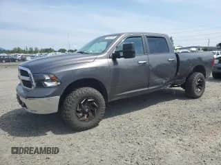 2017 Ram 1500 Big Horn z VIN 1C6RR7TT6HS766172, wystawiony jako Copart lot #61824755 z przebiegiem 103 305 mil mil oraz Szkoda całkowita • Salvage title. Historia ofert i sprzedaży dostępna na DreamBid. Obrazek 1.