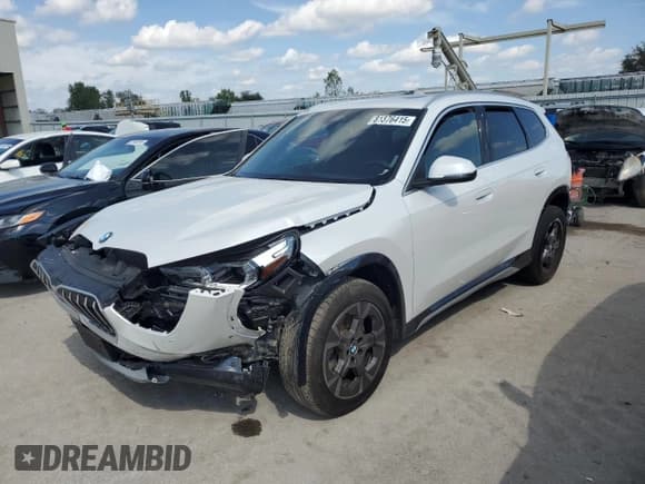 ✅ 2023 BMW X1 xDrive28i • VIN: WBX73EF04P5Y23072 • Lot: 81376415. Listed on Copart with 16,150 mi. Free auction sales archive from the USA and detailed vehicle history report at DreamBid. Image 1.