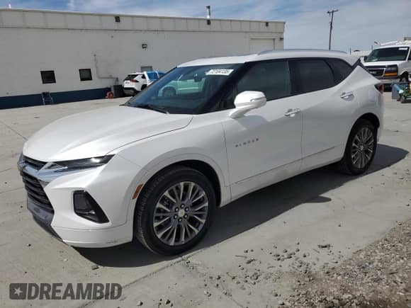 ✅ 2021 Chevrolet Blazer Premier • VIN: 3GNKBLRS6MS557395 • Lot: 72104135. Listed on Copart with 54,575 mi miles. Access the free auction sales archive from the USA and view a detailed vehicle history report at DreamBid. Image 1.