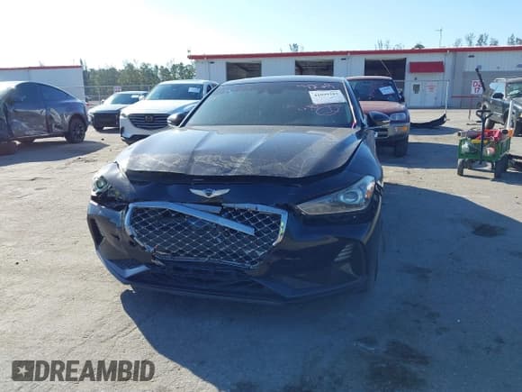 ✅ 2019 Genesis G70 Sport • VIN: KMTG24LA4KU016333 • Lot: 41536018. Listed on IAAI with 70,587 mi. Free auction sales archive from the USA and detailed vehicle history report at DreamBid. Image 6.