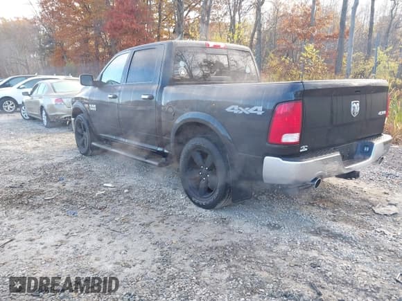 ✅ 2018 Ram 1500 Harvest • VIN: 1C6RR7LT5JS172436 • Lot: 43535422. Listed on IAAI with 102,584 mi. Free auction sales archive from the USA and detailed vehicle history report at DreamBid. Image 3.