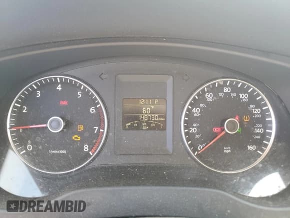 ✅ 2013 Volkswagen Jetta SE • VIN: 3VWDX7AJ0DM221837 • Lot: 52502565. Listed on Copart with 148,730 mi. Free auction sales archive from the USA and detailed vehicle history report at DreamBid. Image 9.