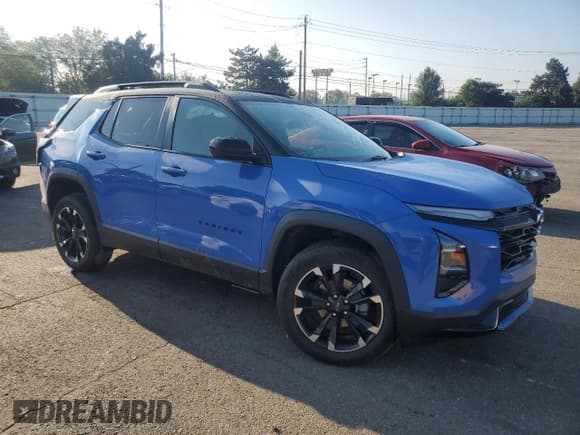 ✅ 2025 Chevrolet Equinox FWD RS • VIN: 3GNAXLEG2SL260601 • Lot: 81830495. Listed on Copart with 2,456 mi. Free auction sales archive from the USA and detailed vehicle history report at DreamBid. Image 4.