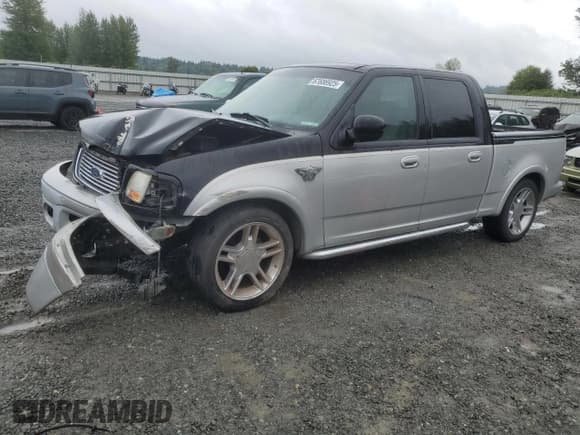 ✅ 2003 Ford F-150 Harley-Davidson • VIN: 1FTRW07363KC24226 • Lot: 67686925. Listed on Copart with 168,393 mi. Free auction sales archive from the USA and detailed vehicle history report at DreamBid. Image 1.