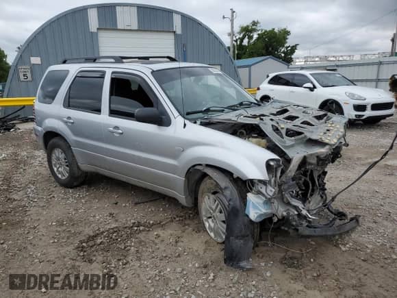 2007 Mercury Mariner Premier с VIN 4M2CU97107KJ17462, выставлен на аукционе Copart как лот 58582825 с пробегом Не указан миль и Списание • Salvage title. История ставок и продаж доступна на DreamBid. Изображение 4.