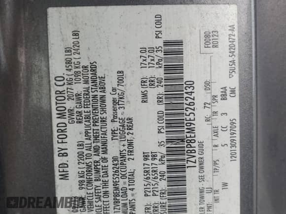 2014 Ford Mustang V6 с VIN 1ZVBP8EM9E5262430, выставлен на аукционе Copart как лот 89678065 с пробегом 144 092 миль миль и Чистый • Clean title. История ставок и продаж доступна на DreamBid. Изображение 12.