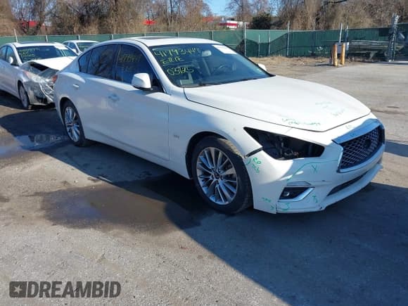 ✅ 2020 Infiniti Q50 Pure • VIN: JN1EV7AP6LM207147 • Лот: 41793447. Опубликован ранее на IAAI с пробегом 78 580 миль. Бесплатный доступ к архиву аукционных продаж из США и подробный отчёт об истории автомобиля на DreamBid. Изображение 1.