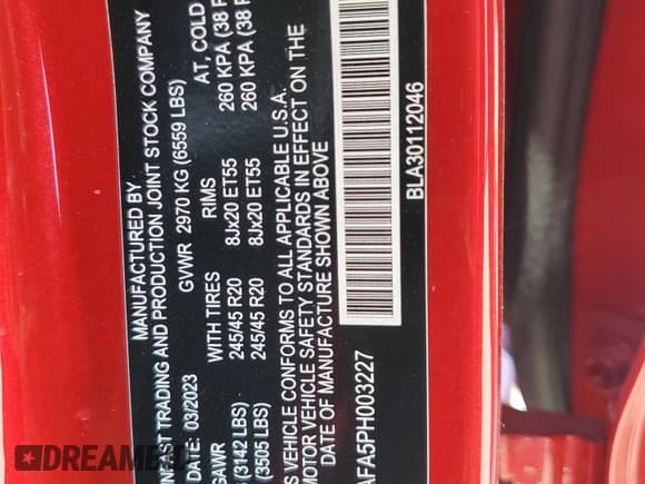 ✅ 2023 VinFast VF 8 Plus • VIN: RLLV1AFA5PH003227 • Lot: 58780524. Wystawiony na Copart z przebiegiem 18 mil. Bezpłatny archiwum sprzedaży aukcyjnych z USA i szczegółowy raport historii pojazdu na DreamBid. Zdjęcie 13.