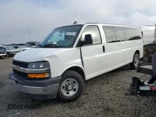 2018 Chevrolet Express Passenger LT с VIN 1GAZGPFG3J1245055, выставлен на аукционе Copart как лот 87807965 с пробегом 106 634 миль миль и Списание • Salvage title. История ставок и продаж доступна на DreamBid. Изображение 1.