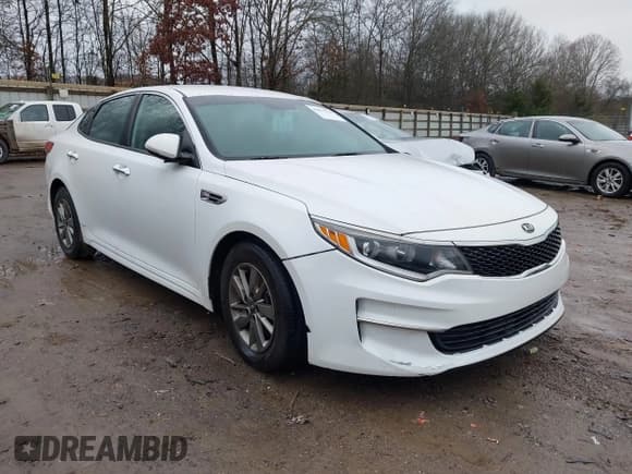 ✅ 2016 Kia Optima LX Turbo • VIN: 5XXGT4L12GG080508 • Lot: 43871524. Listed on IAAI with 115,414 mi. Free auction sales archive from the USA and detailed vehicle history report at DreamBid. Image 1.