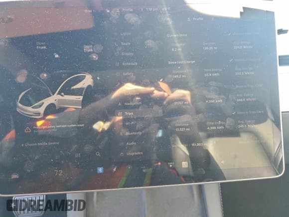 ✅ 2023 Tesla Model 3 • VIN: 5YJ3E1EA6PF449586 • Лот: 93883455. Опубликован ранее на Copart с пробегом 151 803 миль. Бесплатный доступ к архиву аукционных продаж из США и подробный отчёт об истории автомобиля на DreamBid. Изображение 9.