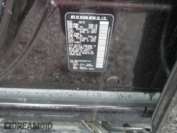 ✅ 2013 Infiniti QX56 • VIN: JN8AZ2NE2D9041441 • Lot: 50211065. Listed on Copart with 143,876 mi. Free auction sales archive from the USA and detailed vehicle history report at DreamBid. Image 13.