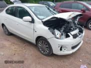 ✅ 2019 Mitsubishi Mirage ES • VIN: ML32F3FJ1KHF08920 • Lot: 42594207. Listed on IAAI with 89,542 mi. Free auction sales archive from the USA and detailed vehicle history report at DreamBid. Image 1.