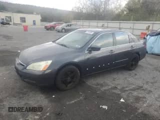 2007 Honda Accord EX with VIN 1HGCM56747A202753, listed as a Copart auction lot 87203395 with 167,927 mi miles and Clean title. Bid and sale history available at DreamBid. Image 1.