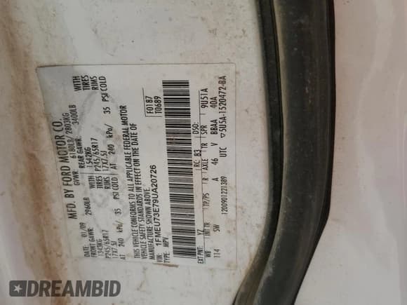 ✅ 2009 Ford Explorer XLT • VIN: 1FMEU73E79UA20726 • Lot: 64776905. Wystawiony na Copart z przebiegiem 121 923 mil. Bezpłatny archiwum sprzedaży aukcyjnych z USA i szczegółowy raport historii pojazdu na DreamBid. Zdjęcie 13.