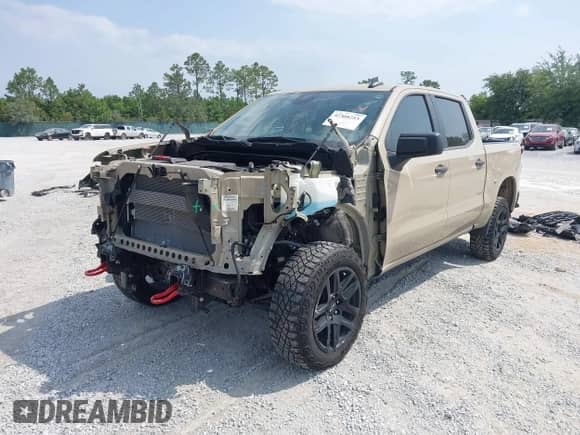 2022 Chevrolet Silverado 1500 Custom Trail Boss with VIN 3GCPDCED1NG639300, listed as a IAAI auction lot 42308253 with 13,799 mi miles and . Bid and sale history available at DreamBid. Image 18.