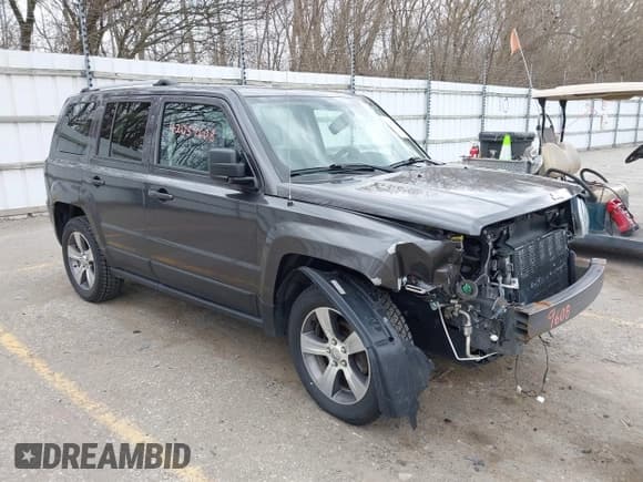 ✅ 2017 Jeep Patriot High Altitude • VIN: 1C4NJRFB9HD195536 • Lot: 42059608. Listed on IAAI with 105,342 mi. Free auction sales archive from the USA and detailed vehicle history report at DreamBid. Image 1.