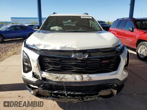 2025 Chevrolet Equinox FWD RS with VIN 3GNAXLEG0SL211798, listed as a Copart auction lot 56547405 with 288 mi miles and Salvage title. Bid and sale history available at DreamBid. Image 5.