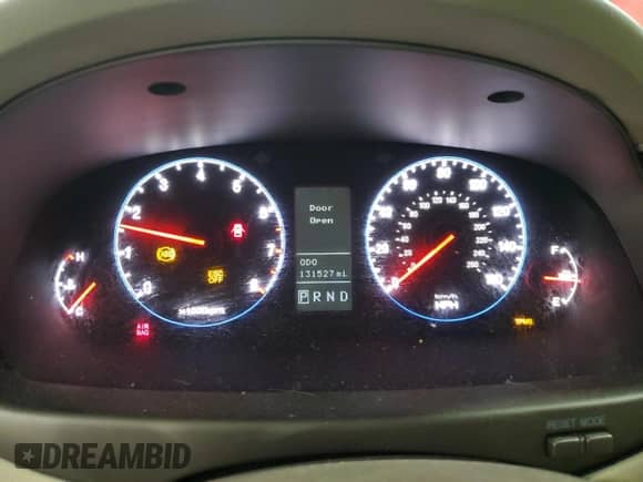 2008 Hyundai Azera Limited with VIN KMHFC46F78A257307, listed as a Copart auction lot 89116265 with 131,527 mi miles and Salvage title. Bid and sale history available at DreamBid. Image 9.