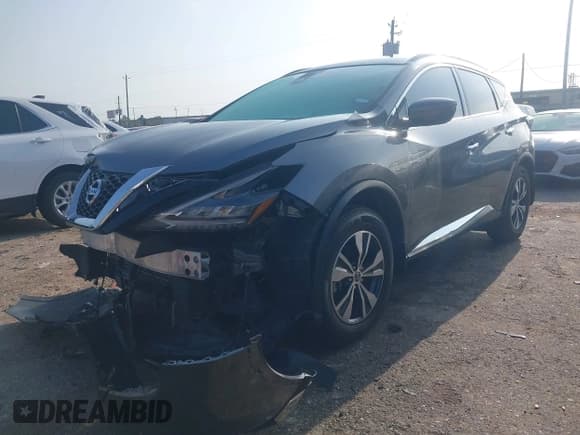 ✅ 2022 Nissan Murano SV • VIN: 5N1AZ2BJ8NC127169 • Lot: 42478386. Listed on IAAI with 56,454 mi. Free auction sales archive from the USA and detailed vehicle history report at DreamBid. Image 2.