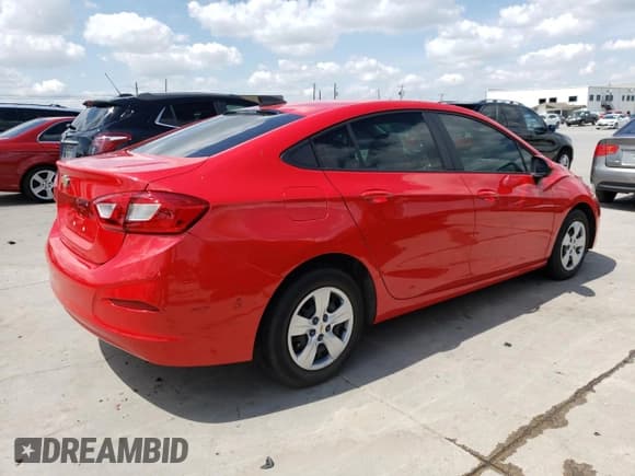 ✅ 2018 Chevrolet Cruze LS • VIN: 1G1BC5SM4J7231126 • Lot: 48062453. Listed on Copart with 16,210 mi. Free auction sales archive from the USA and detailed vehicle history report at DreamBid. Image 3.