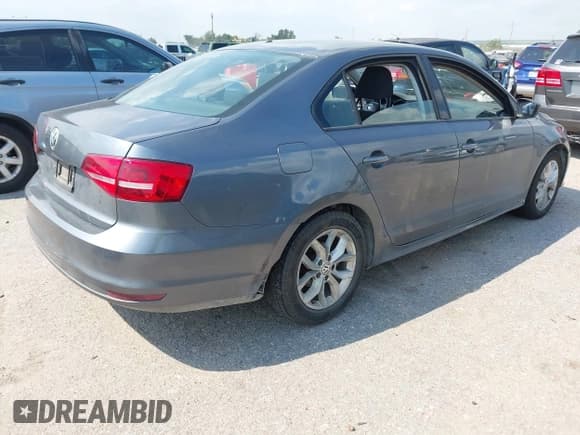 ✅ 2015 Volkswagen Jetta S • VIN: 3VW2K7AJ0FM412196 • Lot: 43083039. Listed on IAAI with 168,157 mi. Free auction sales archive from the USA and detailed vehicle history report at DreamBid. Image 4.