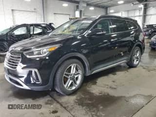 2019 Hyundai Santa Fe Limited Ultimate z VIN KM8SRDHF1KU309871, wystawiony jako Copart lot #54596555 z przebiegiem 37 838 mil mil oraz Szkoda całkowita • Salvage title. Historia ofert i sprzedaży dostępna na DreamBid. Obrazek 1.