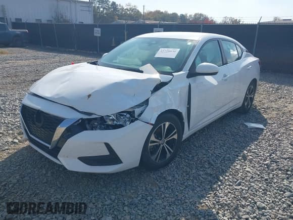 ✅ 2023 Nissan Sentra SV • VIN: 3N1AB8CV7PY222753 • Lot: 43728830. Wystawiony na IAAI z przebiegiem 81 766 mil. Bezpłatny archiwum sprzedaży aukcyjnych z USA i szczegółowy raport historii pojazdu na DreamBid. Zdjęcie 2.