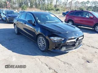 ✅ 2020 Mercedes-Benz CLA 250 • VIN: WDD5J4GB8LN077472 • Lot: 43592343. Listed on IAAI with 54,561 mi. Free auction sales archive from the USA and detailed vehicle history report at DreamBid. Image 1.