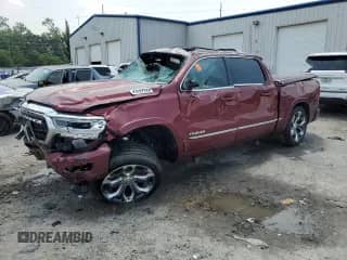 2024 Ram 1500 Limited with VIN 1C6SRFHT8RN153748, listed as a Copart auction lot 58774465 with Not provided miles and Non repairable. Bid and sale history available at DreamBid. Image 1.