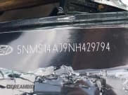 ✅ 2022 Hyundai Santa Fe SE • VIN: 5NMS14AJ9NH429794 • Lot: 42370994. Listed on IAAI with 36,649 mi. Free auction sales archive from the USA and detailed vehicle history report at DreamBid. Image 9.