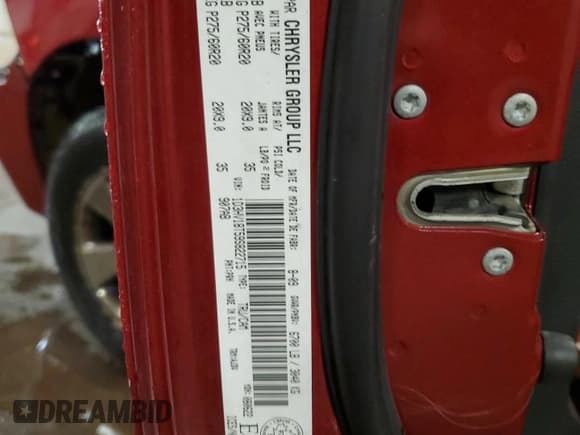 ✅ 2009 Dodge 1500 Sport • VIN: 1D3HV18T59S822715 • Lot: 86670335. Listed on Copart with 188,555 mi. Free auction sales archive from the USA and detailed vehicle history report at DreamBid. Image 13.