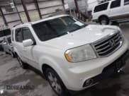 ✅ 2015 Honda Pilot Touring • VIN: 5FNYF4H90FB047566 • Lot: 43575660. Listed on IAAI with 103,472 mi. Free auction sales archive from the USA and detailed vehicle history report at DreamBid. Image 1.