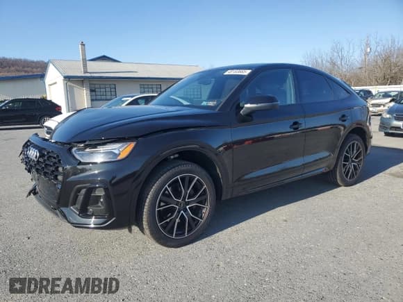 ✅ 2024 Audi SQ5 Sportback Premium Plus • VIN: WA124AFY4R2087462 • Lot: 48183665. Listed on Copart with 2,992 mi. Free auction sales archive from the USA and detailed vehicle history report at DreamBid. Image 1.