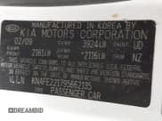 ✅ 2009 Kia Spectra EX • VIN: KNAFE221795662135 • Lot: 43847748. Listed on IAAI with 99,869 mi. Free auction sales archive from the USA and detailed vehicle history report at DreamBid. Image 9.