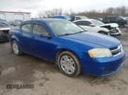 ✅ 2013 Dodge Avenger SE • VIN: 1C3CDZABXDN731005 • Lot: 43697826. Listed on IAAI with 147,191 mi. Free auction sales archive from the USA and detailed vehicle history report at DreamBid. Image 1.