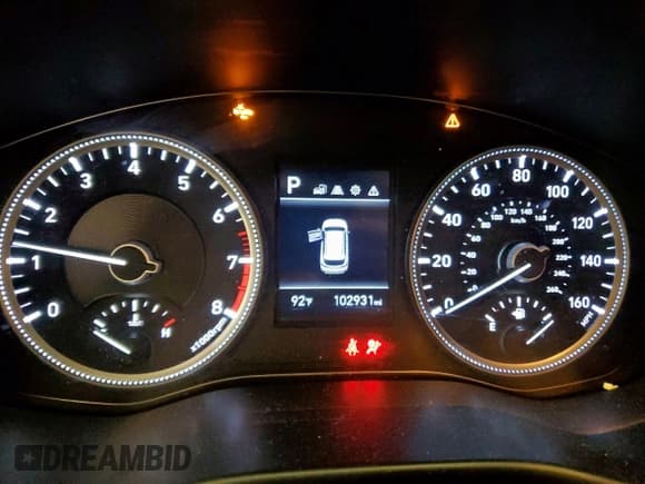 ✅ 2020 Hyundai Santa Fe SE • VIN: 5NMS23AD7LH279375 • Lot: 68691755. Listed on Copart with 102,931 mi. Free auction sales archive from the USA and detailed vehicle history report at DreamBid. Image 9.