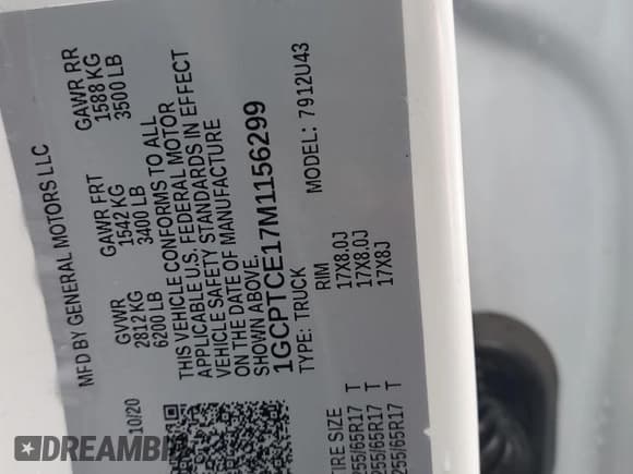 ✅ 2021 Chevrolet Colorado 4WD LT • VIN: 1GCPTCE17M1156299 • Lot: 86000974. Listed on Copart with 101,718 mi. Free auction sales archive from the USA and detailed vehicle history report at DreamBid. Image 12.