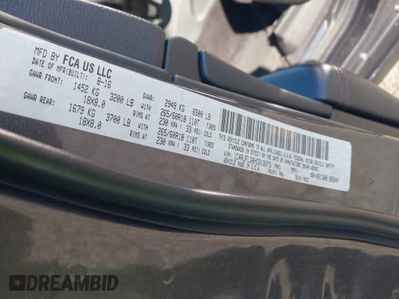 ✅ 2017 Jeep Grand Cherokee Trailhawk • VIN: 1C4RJFLG0HC613973 • Лот: 43495793. Опубликован ранее на IAAI с пробегом 37 799 миль. Бесплатный доступ к архиву аукционных продаж из США и подробный отчёт об истории автомобиля на DreamBid. Изображение 9.