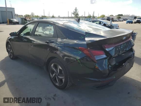 2023 Hyundai Elantra SEL z VIN KMHLS4AG1PU527392, wystawiony jako Copart lot #85843425 z przebiegiem 87 349 mil mil oraz Szkoda całkowita • Salvage title. Historia ofert i sprzedaży dostępna na DreamBid. Obrazek 2.