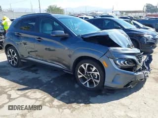 ✅ 2022 Hyundai Kona Limited • VIN: KM8K53A38NU924864 • Лот: 43067451. Опубликован ранее на IAAI с пробегом 18 394 миль. Бесплатный доступ к архиву аукционных продаж из США и подробный отчёт об истории автомобиля на DreamBid. Изображение 1.