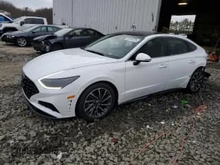 ✅ 2021 Hyundai Sonata Limited • VIN: 5NPEH4J26MH116561 • Лот: 93141375. Опубликован ранее на Copart с пробегом 54 580 миль. Бесплатный доступ к архиву аукционных продаж из США и подробный отчёт об истории автомобиля на DreamBid. Изображение 1.