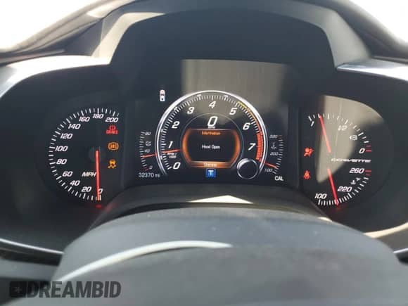 2018 Chevrolet Corvette Z51 3LT с VIN 1G1YL2D72J5103866, выставлен на аукционе Copart как лот 65161704 с пробегом 32 370 миль миль и Списание • Salvage title. История ставок и продаж доступна на DreamBid. Изображение 9.