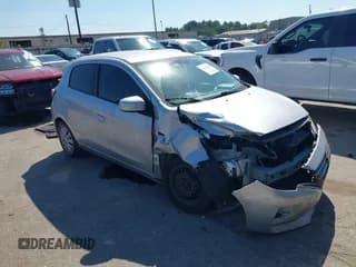 ✅ 2021 Mitsubishi Mirage ES • VIN: ML32AUHJXMH005808 • Lot: 43422579. Listed on IAAI with 121,850 mi. Free auction sales archive from the USA and detailed vehicle history report at DreamBid. Image 1.