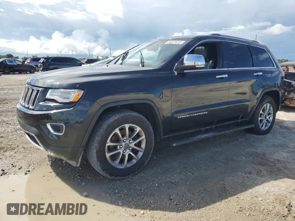 ✅ 2015 Jeep Grand Cherokee Limited • VIN: 1C4RJEBG9FC235399 • Lot: 84021815. Listed on Copart with 103,322 mi. Free auction sales archive from the USA and detailed vehicle history report at DreamBid. Image 1.