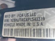 ✅ 2023 Jeep Gladiator Sport S • VIN: 1C6HJTAGXPL543319 • Лот: 42499587. Опубликован ранее на IAAI с пробегом 45 140 миль. Бесплатный доступ к архиву аукционных продаж из США и подробный отчёт об истории автомобиля на DreamBid. Изображение 9.