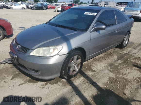 ✅ 2004 Honda Civic EX • VIN: 1HGEM22964L033253 • Lot: 65282855. Listed on Copart with 188,750 mi. Free auction sales archive from the USA and detailed vehicle history report at DreamBid. Image 1.