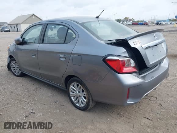 ✅ 2022 Mitsubishi Mirage ES • VIN: ML32FUFJ6NHF08972 • Lot: 43568788. Listed on IAAI with 60,569 mi. Free auction sales archive from the USA and detailed vehicle history report at DreamBid. Image 3.